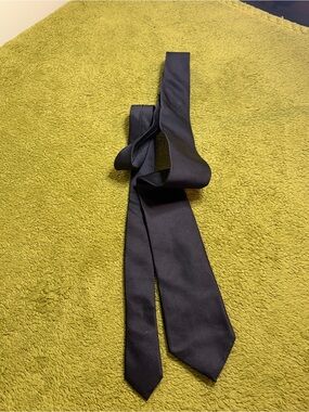 Calvin Klein Solid Black Men's Tie